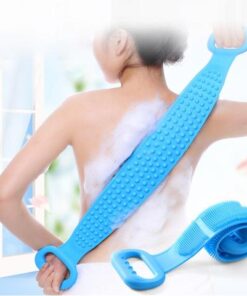 Magische siliconen badlichaamsborstel