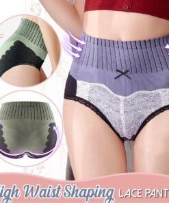 Hoog getailleerde kanten slipje