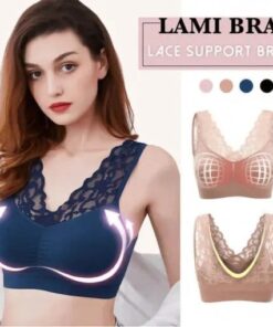 LAMI BRA – Push-up comfort, superelastische, ademende kanten bh