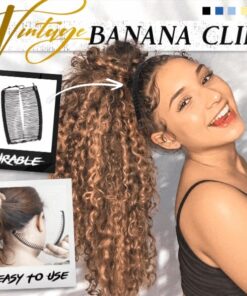 Vintage banaan haarclip