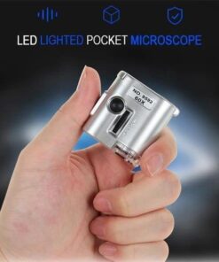 Mintiml LED-verlichte zakmicroscoop