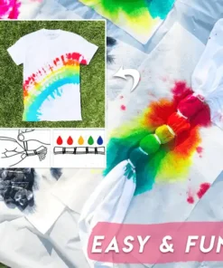 Gemakkelijke en snelle tie-dye-kleur