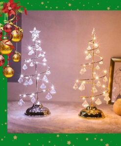 Mintiml verlichte kerstboom