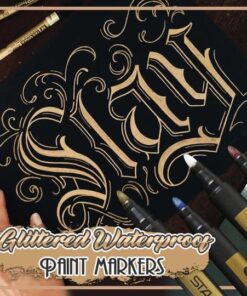 Glinsterende waterdichte verfmarkeringen - 10 stuks