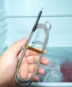 Mini-baggerborstel voor koelkastreiniging