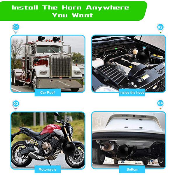TurboHorn 2020 nieuwe generatie elektrische slakkenhoorn voor auto's - Image 4