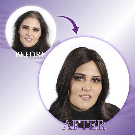 Zijdeachtige clip op haartopper - Image 6