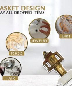 Anti-verstopping pop-up afvoerfilter