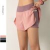 Dubbellaagse yogashorts