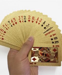 Luxe 24K goudfolie pokerspeelkaarten
