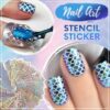 Nail Art-sjabloonsticker 144 stickers