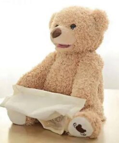 Peek a Boo-pratende teddybeer