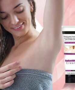 Stralend witte crème